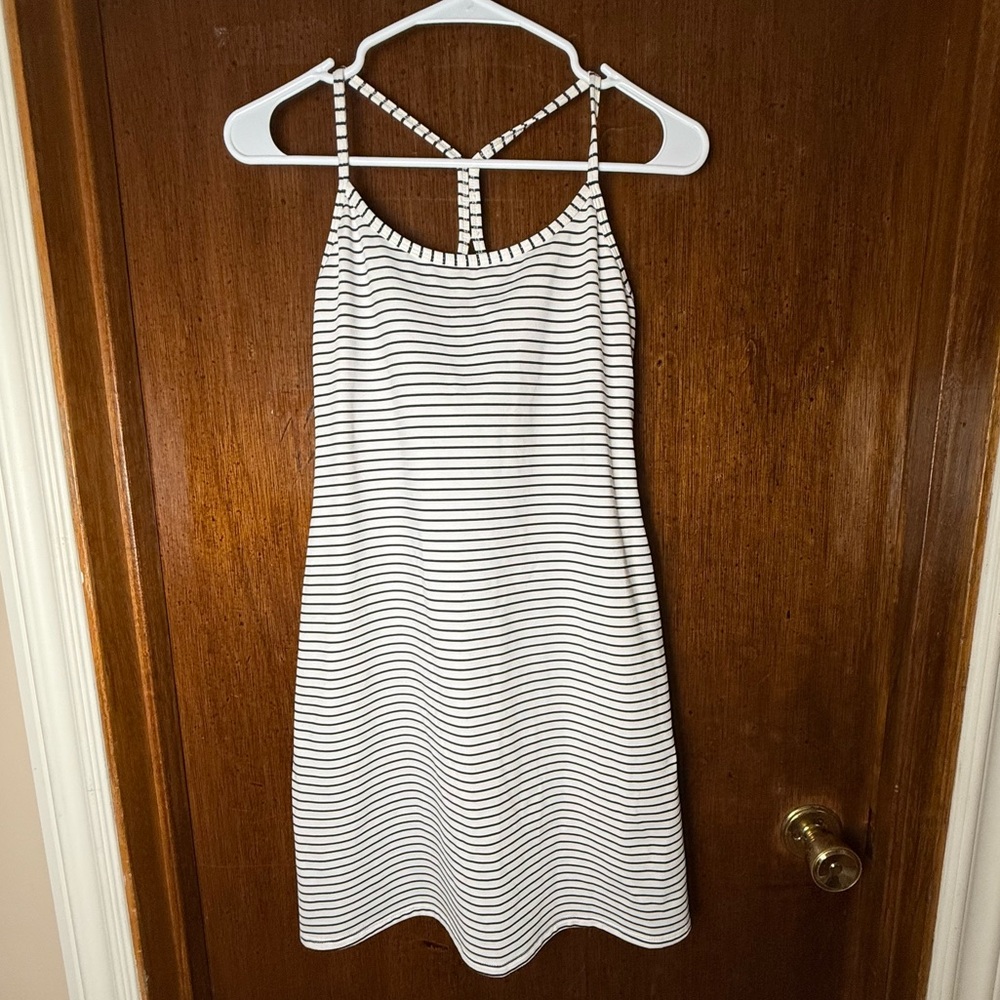 NWOT Black & White Striped Tennis Dress size XS